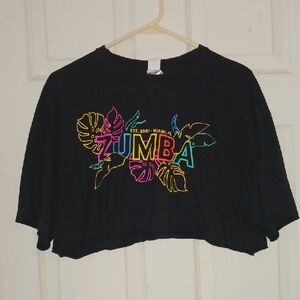 Zumba Fitness Black Crop Top